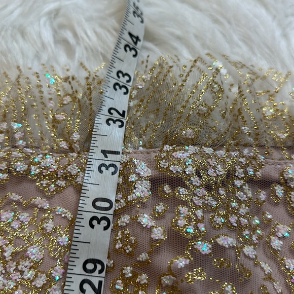 Hello Molly MATCH ME DRESS CHAMPAGNE NWT Size Large - Picture 11 of 12